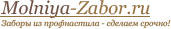 Логотип компании Молния-Забор